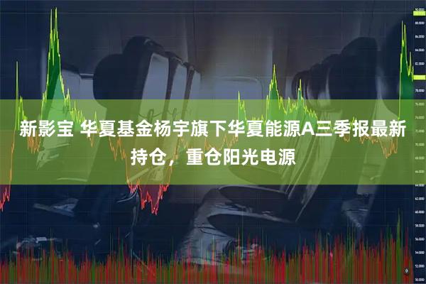 新影宝 华夏基金杨宇旗下华夏能源A三季报最新持仓，重仓阳光电源